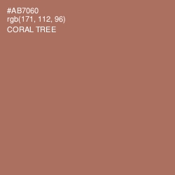 #AB7060 - Coral Tree Color Image